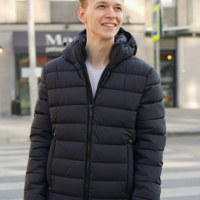 Sevenext Куртка мужская/зимняя с капюшоном/зимняя пуховик/утеплённая