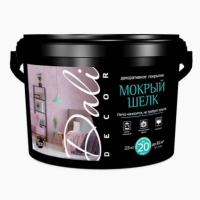 Dali Штукатурка декоративная Dali-Decor Мокрый шелк,белая,2,5 кг